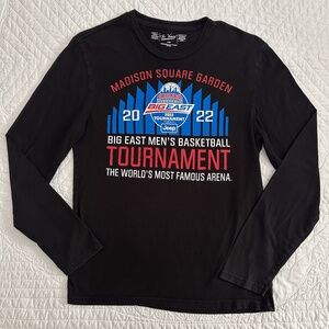 2022 Big East Men's Basketball Tournament Graphic Tee T-Shirt Long Sleeved